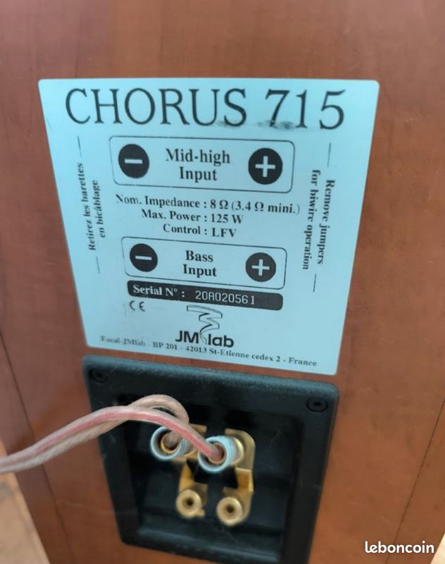 2 enceintes colonnes Focal-JMlab Chorus 715 (image 4)