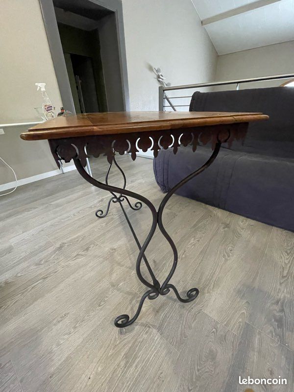 Console bois fer forgé (image 2)