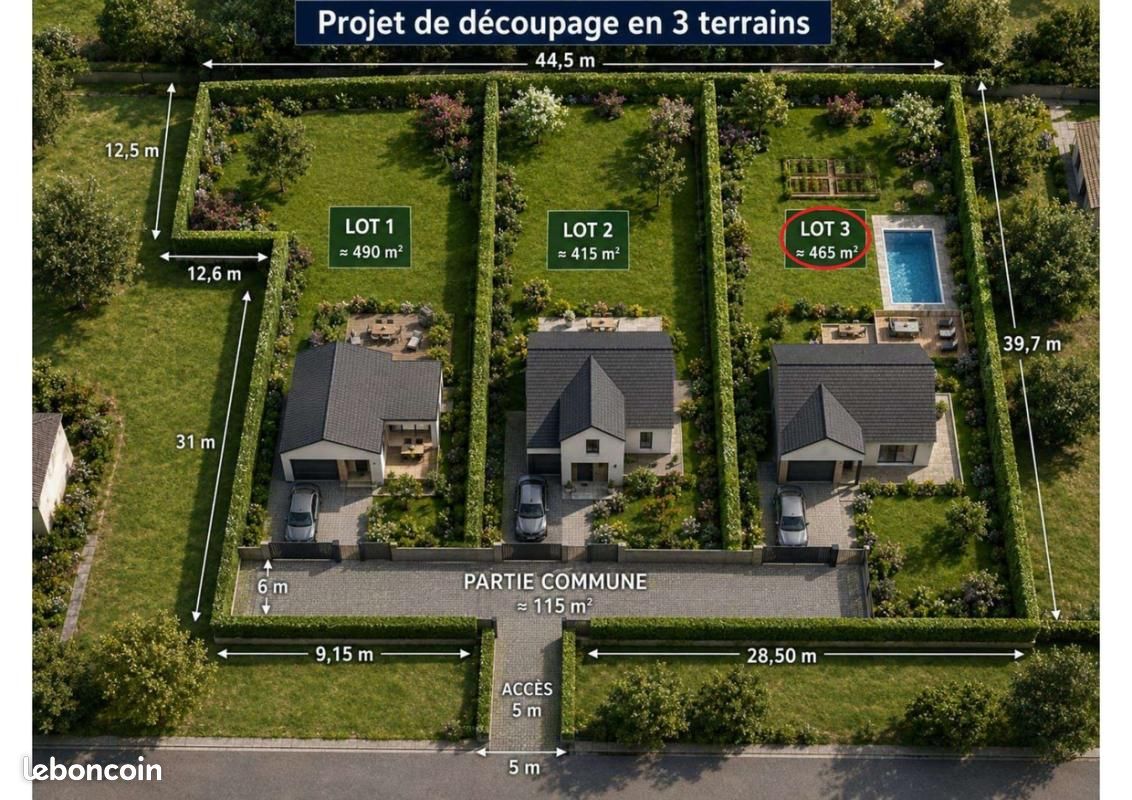 Terrain 465 m² · à Obenheim · 105 000 €