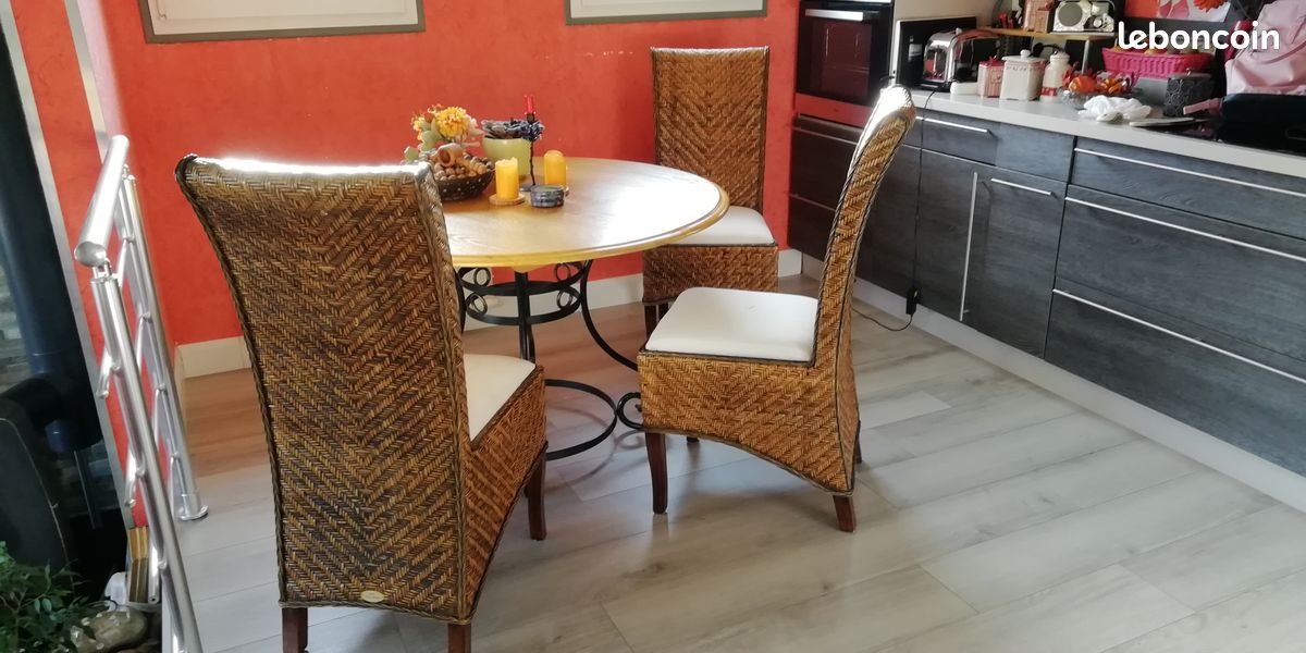 Chaises en rotin Lot de 2 (image 2)