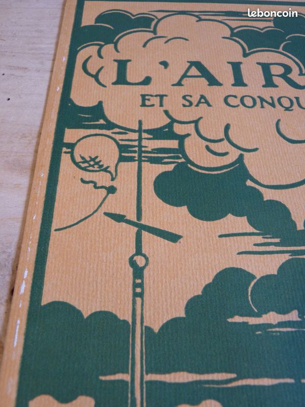 Illustration ancienne - L'air et sa conquête - 23x30cm - F15 (image 5)