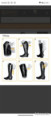 Lot De 4 Bottes De Saut D'équitation Veredus - Noires - Taille Moyenne - Ouvertes Devant