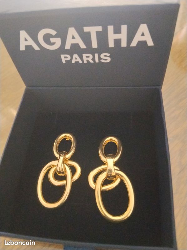 Boucle d'oreille Agatha (image 3)