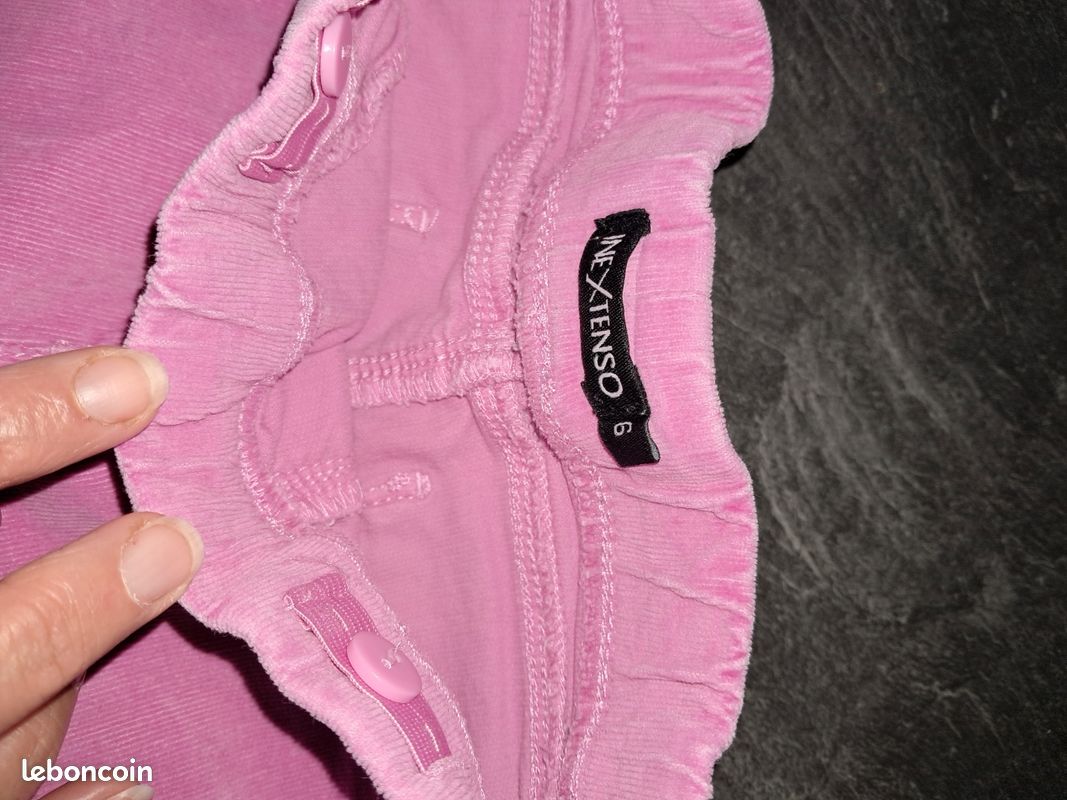 Pantalon velours 6 ans (image 2)