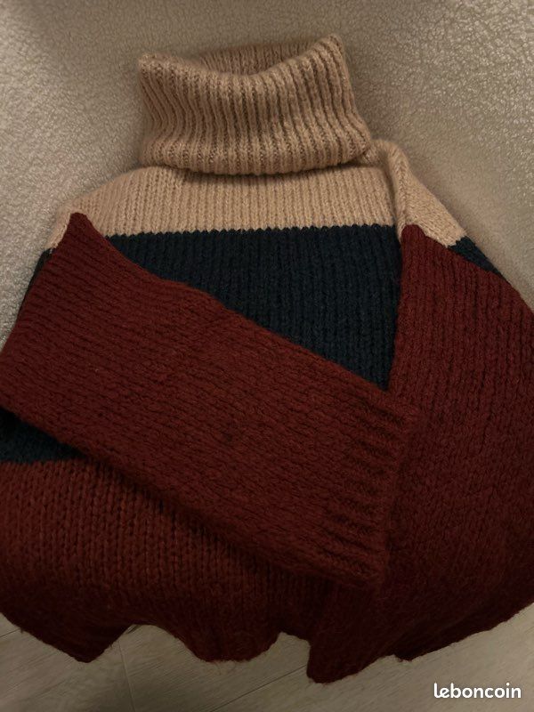 Pull overs hiver femme avec col (image 1)