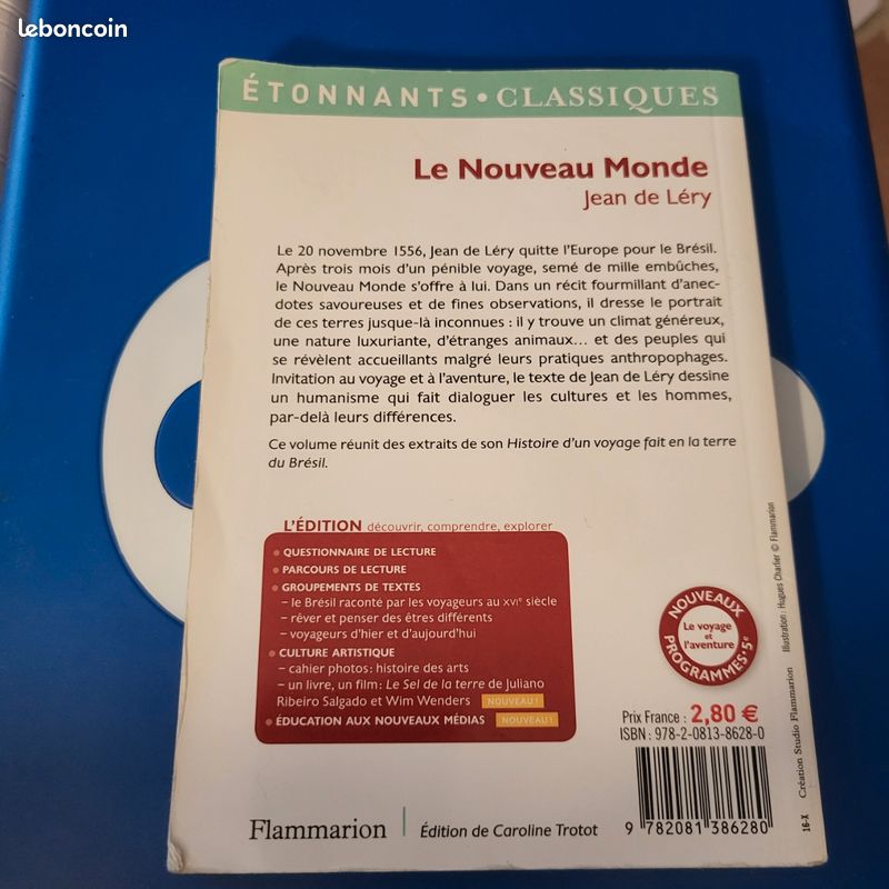 Livre le nouveau monde Jean de Léry (image 3)