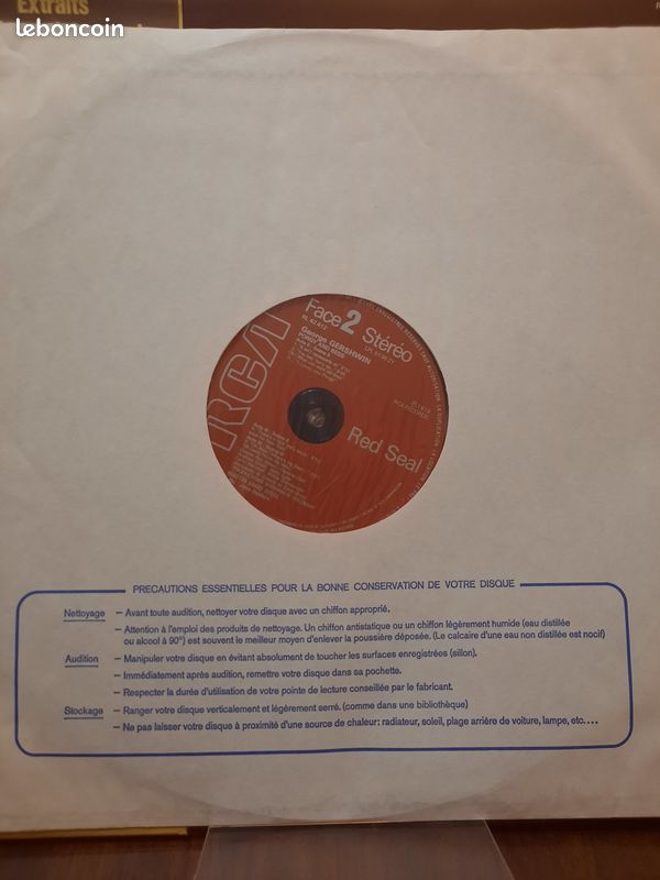 Vinyle 33T RCA RL 42412 Gershwin Porgy and Bess 1978 (image 3)