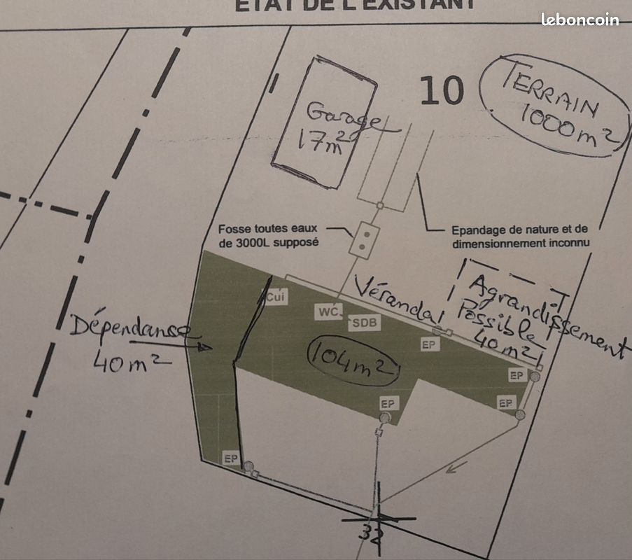 Maison 5 pièces 104 m² · à Châtenoy-le-Royal · 104 m² · 190 000 €