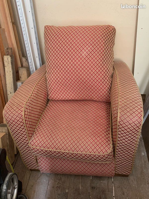 Deux fauteuils années 70 (image 1)