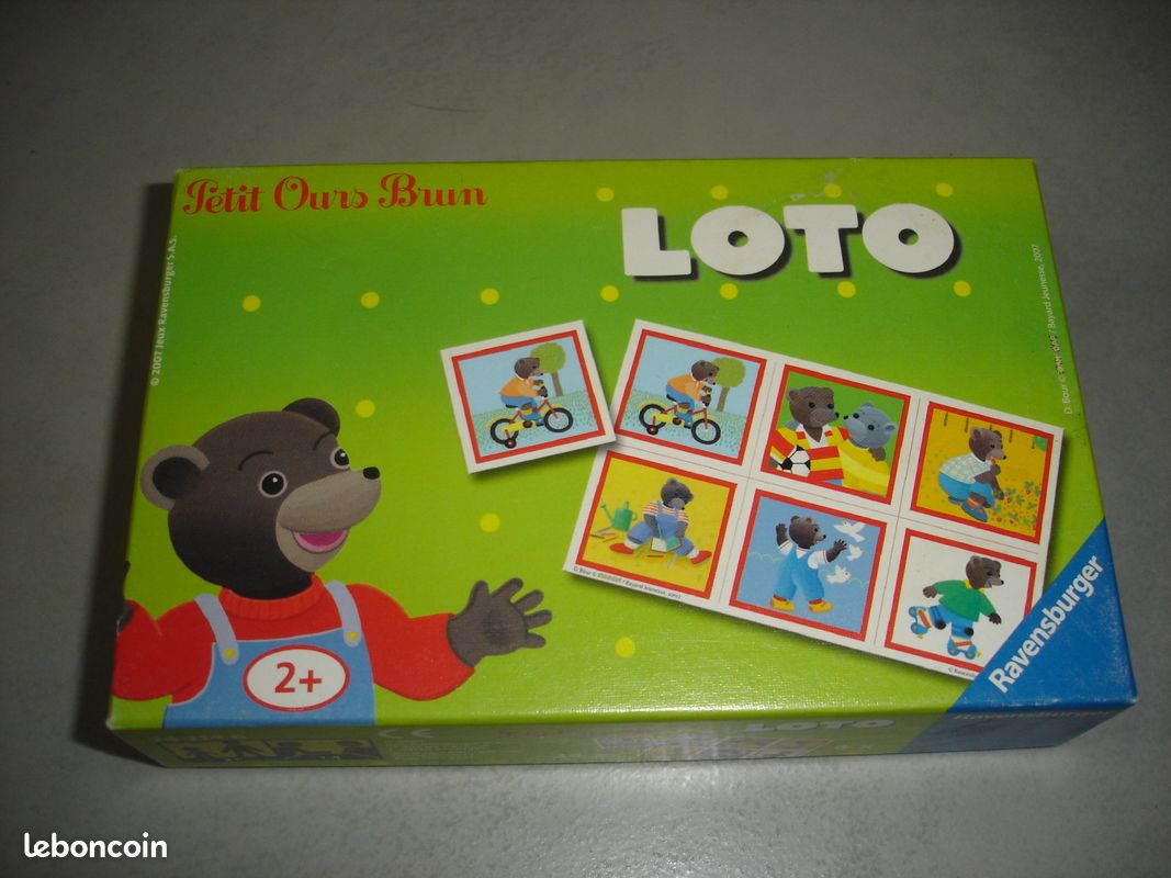Loto petit ours brun (image 1)