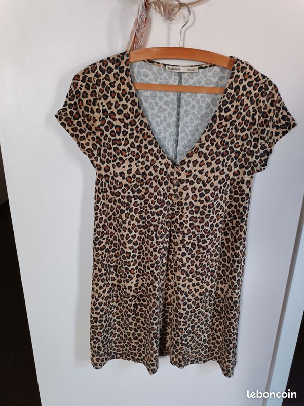Robe motif léopard Pull&Bear (image 1)