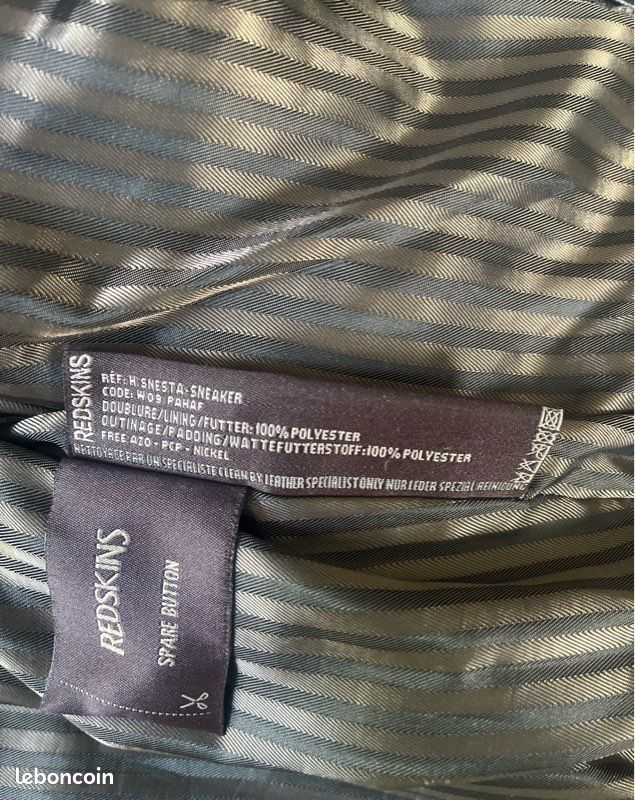 Veste en cuir marron (image 6)