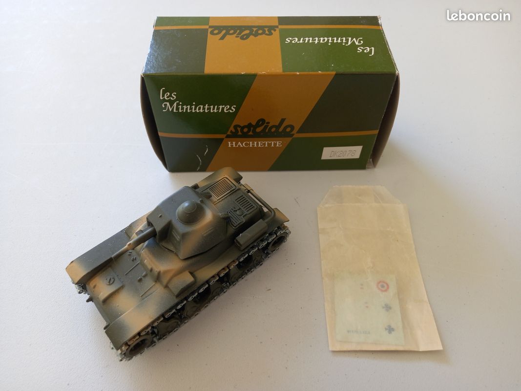 Solido 1/50 Char Renault R35 - Campagne France 1940 - WW2 - Excellent état