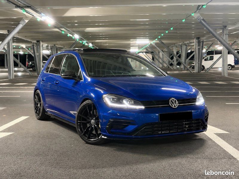 VW Golf 7.5 R DSG 7 - Stage 3 - Bleu Lapiz - Toit Ouvrant Panoramique - Virtual Cockpit - (image 1)