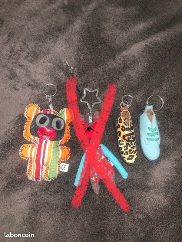Lot x3 porte-clés (image 1)
