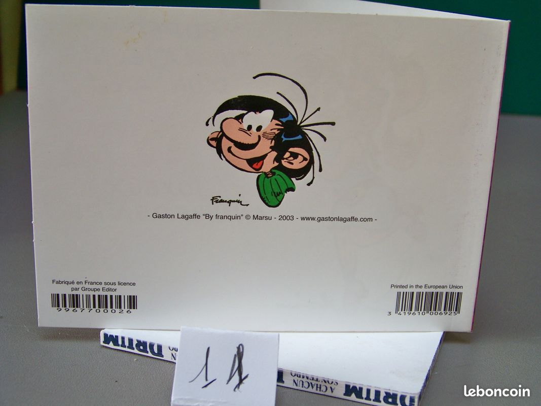 Cartes postales doubles Gaston Lagaffe 2003_2 (image 17)