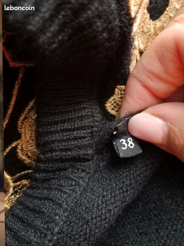 Collier Forgé En Argent Massif + Détails En Filigrane