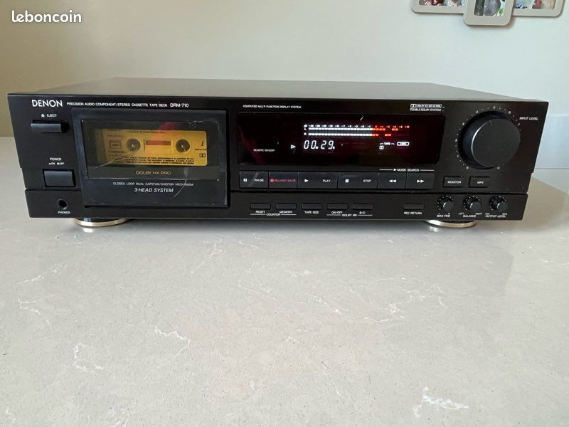 Lecteur enregistreur cassettes DENON DRM710 (image 1)