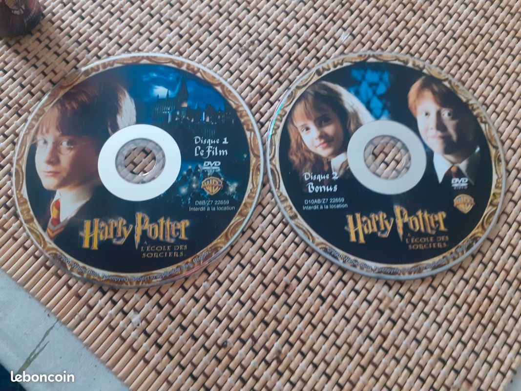 Dvd Harry Potter sans boitier (image 1)