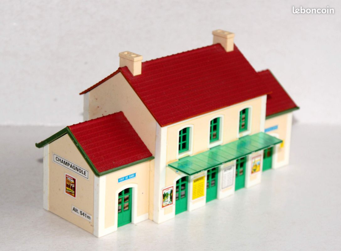 Décor Maquette Jouef La Gare Ferroviaire de Maintenon Référence 704