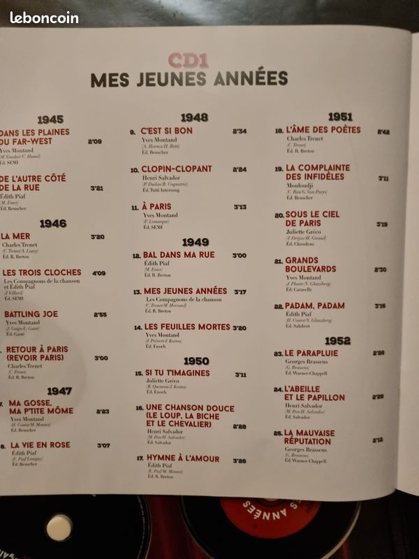 Coffret 3 cd & 1 dvd l'âge d'or de la chanson française (image 5)