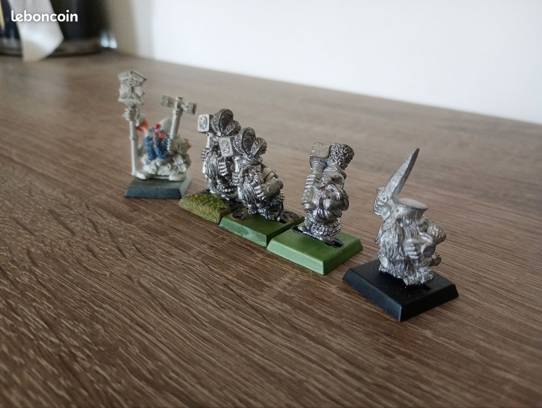 Nain Armée Set Complet Warhammer Fantasy Nains The Old le Monde Âge De
