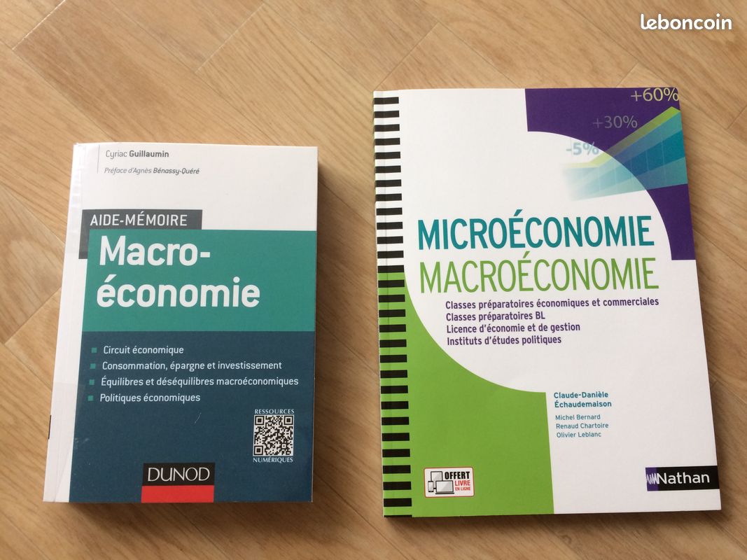 Livres de macroéconomie et microéconomie (image 1)