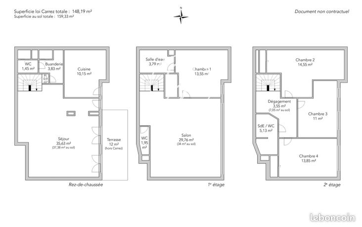 Maison de ville 6 pièces 148 m² — 20