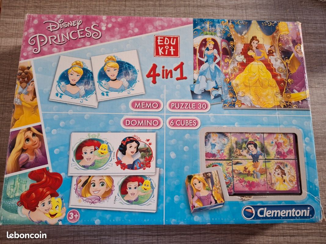 Edukit 4 en 1 Disney Princesse - Jeux & Jouets