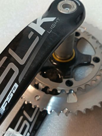 Pédalier FSA SL-K Carbone - 175 Mm, BB30, 50/34T, Pour Vélo De Route