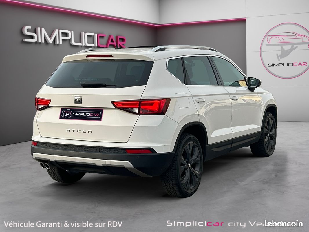 SEAT ATECA 2.0 TDI 150 XCELLENCE DSG7 - 150Ch - Garantie 12 mois / 1ère Main / Entretien Seat / Toit Ouvrant / CarPlay / Caméra 360 (image 3)