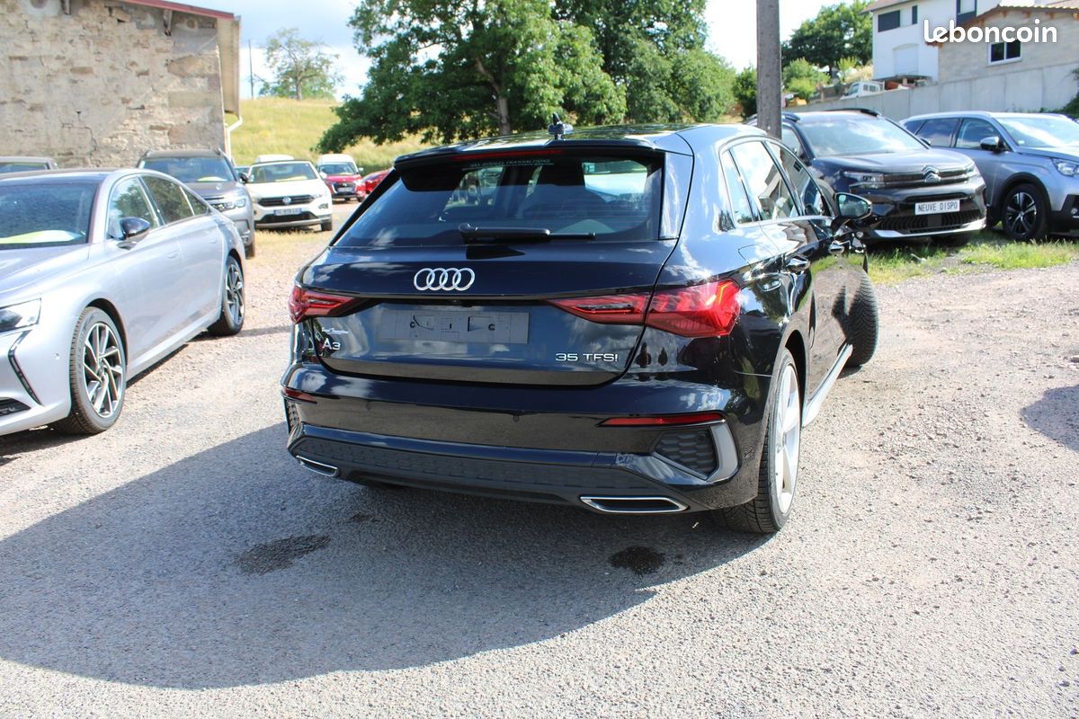 Audi A3 SPORTBACK TFSI 150 CV S-LINE HYBRIDE GPS 3D CAMÉRA JA 18 I-COKPIT FULL LED BOITE S-TRONIC (image 2)