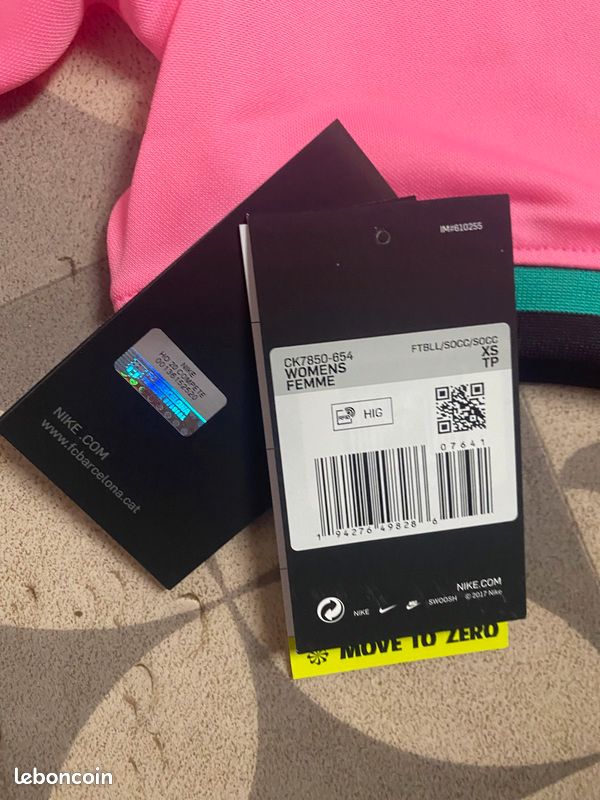 Maillot Barcelone rose (image 2)
