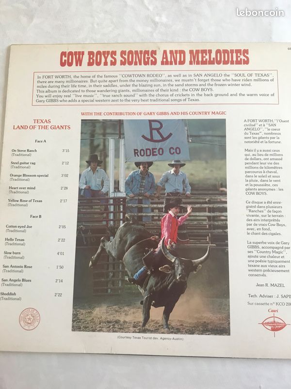 Vinyle : texas cow boys (image 3)