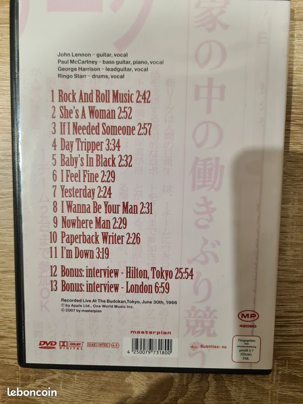 Les Beatles dvd (image 2)