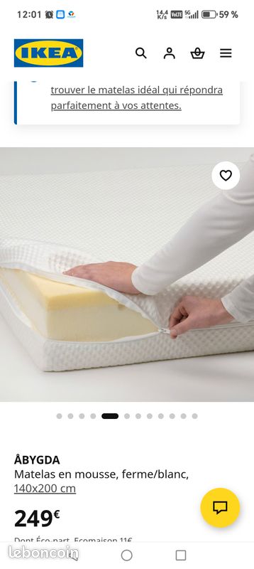 Matelas 140x 200 (image 5)