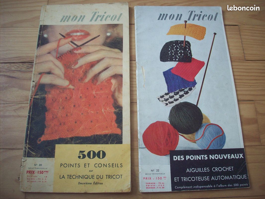 Magazine Tricotons Pour Nous Deux No.35 - 1959 - Vintage France - Occasion Bon état