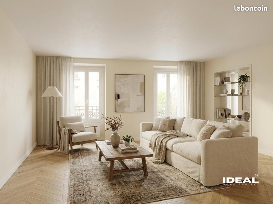 Appartement 3 pièces 61 m² · à Paris · 61 m² · 639 000 €
