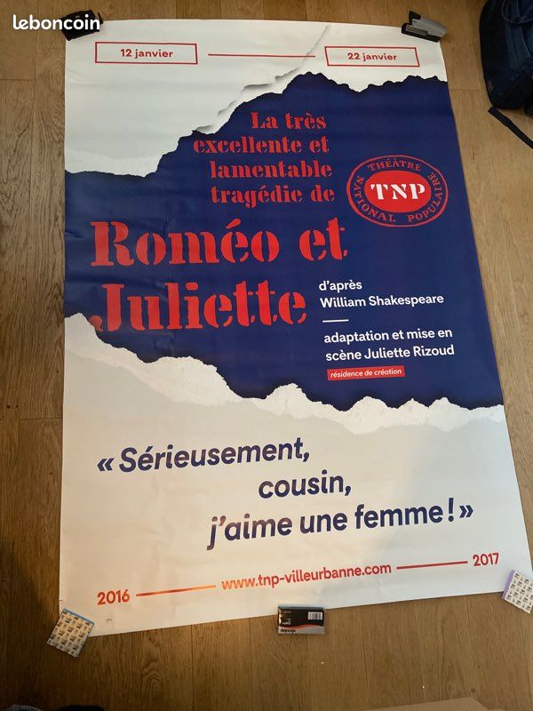 Affiche XXL TNP Roméo et Juliette (image 1)