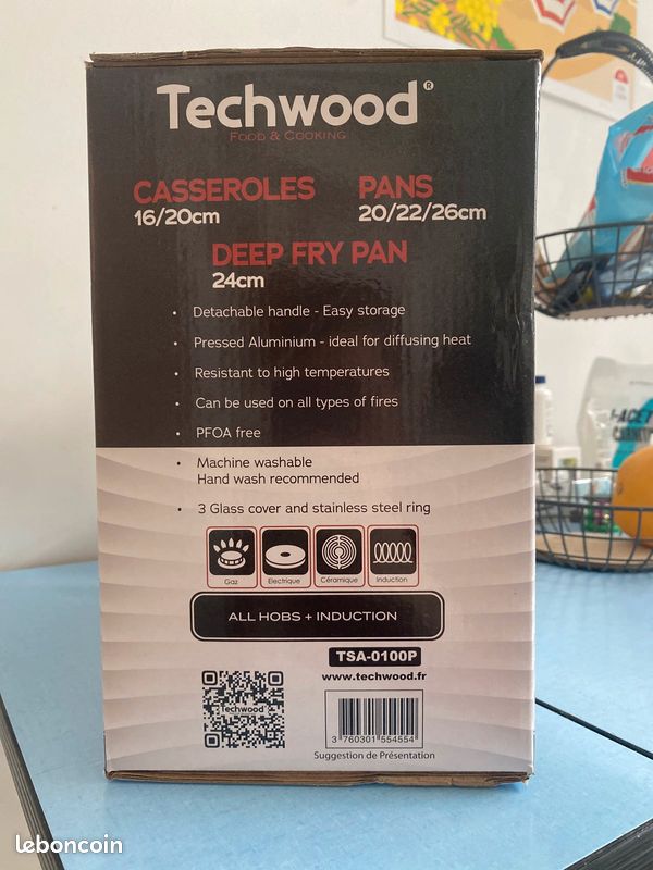 Set Techwood poeles et casseroles (image 2)