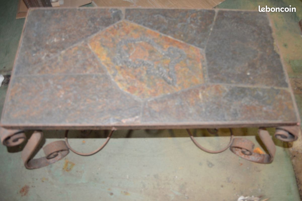 Table salon fer forge (image 2)