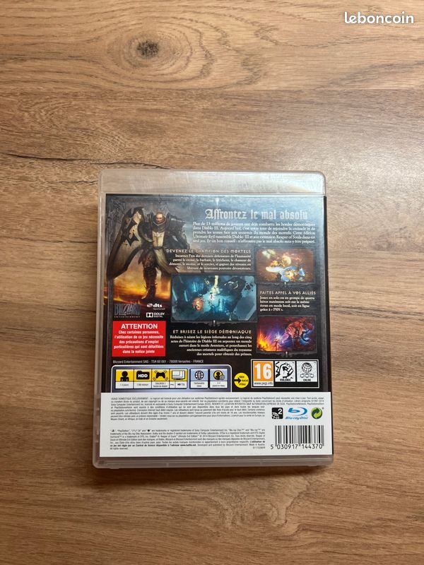 Jeu PS3 Diablo III Reaper Of Souls Ultimate Evil Edition - Version FR - Très Bon État