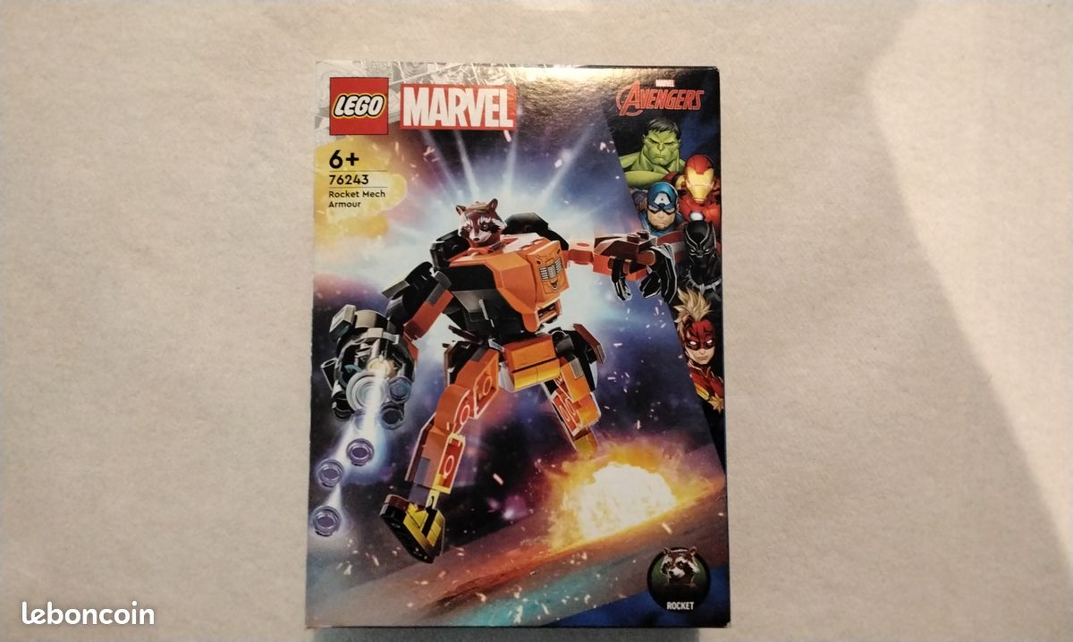 LEGO MARVEL rocket méchant armour (image 2)