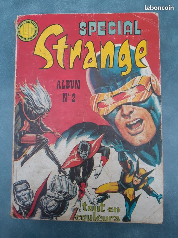 RARE SPÉCIAL STRANGE ALBUM N° 2 numéros 4 5 et 6 EO 1976 (image 1)