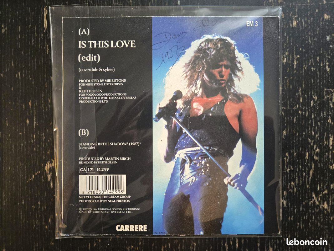 🎵 Lot de 3 vinyles 45 tours Whitesnake hard rock (image 7)