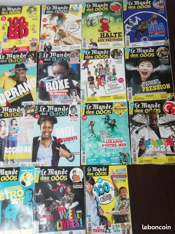 Lot de 23 magasines Le Monde des Ados (image 4)