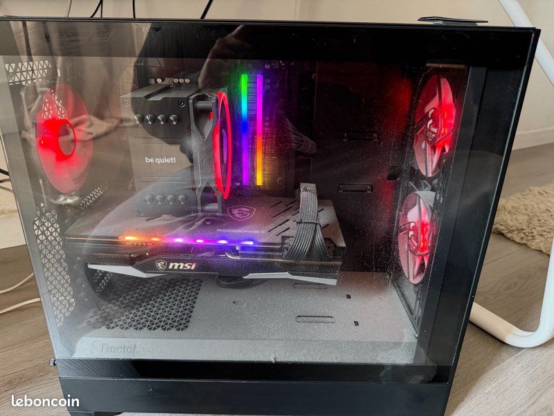 Pc gamer + 2 écrans + souris + casque (image 2)