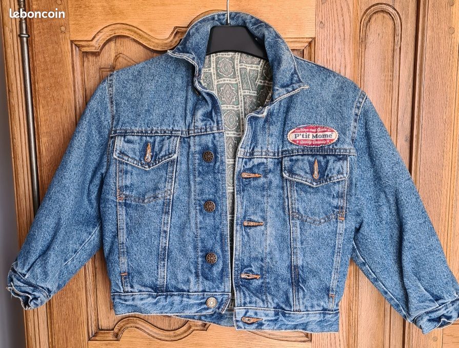 Veste en jean doublée enfant 6 ans (image 1)
