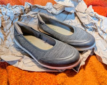 Chaussures De Détente Femme FootFlex Pointure 39 - Gris Synthétique - Confort Assuré