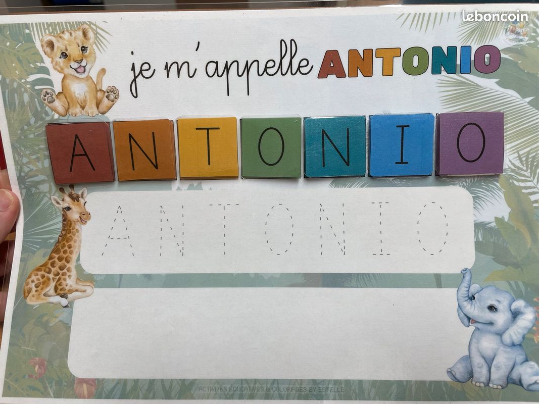 Affiche apprendre écrire son prénom (image 5)